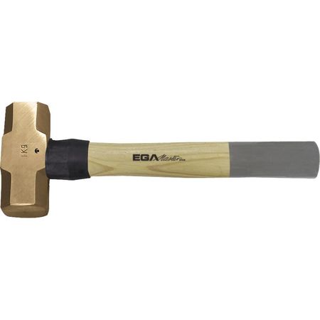 EGA MASTER SLEDGE HAMMER 10000 GR HICKORY HANDLE NON SPARKING Al-Bron 35891